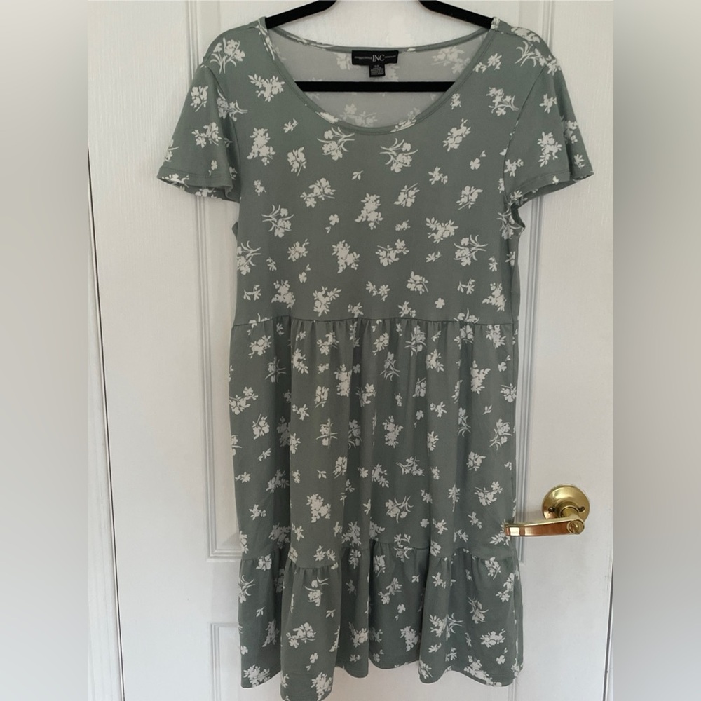 Green Floral Dress